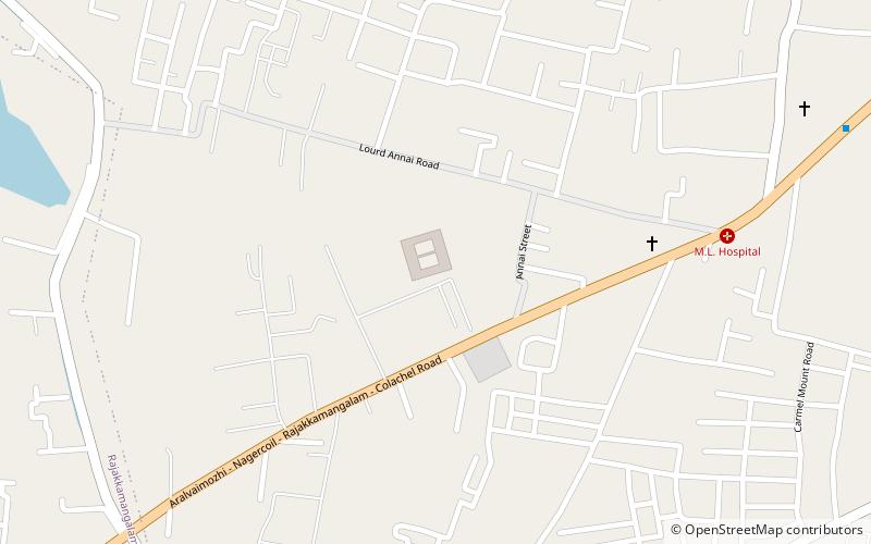 university college of engineering nagercoil location map