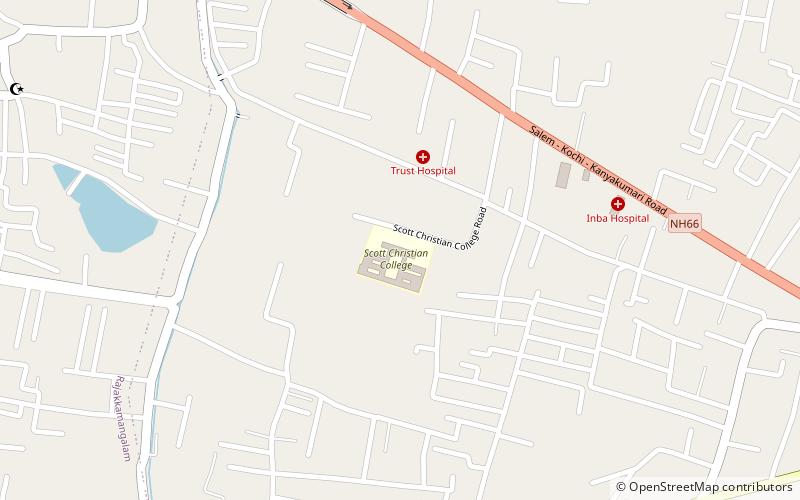 scott christian college nagercoil location map