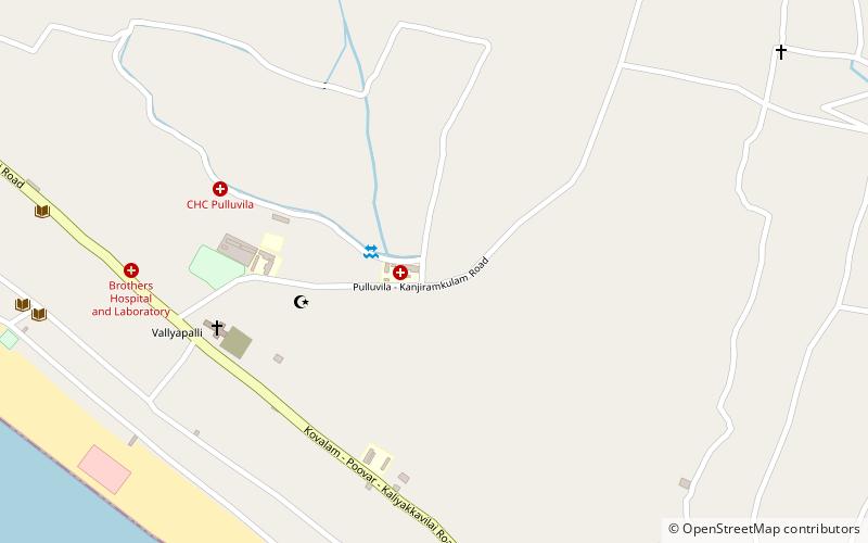 vilavancode taluk poovar location map