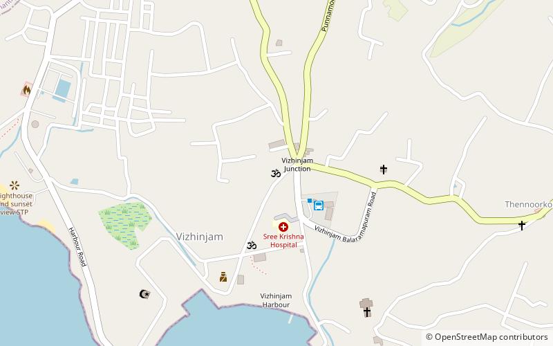 Vizhinjam Cave Temple location map
