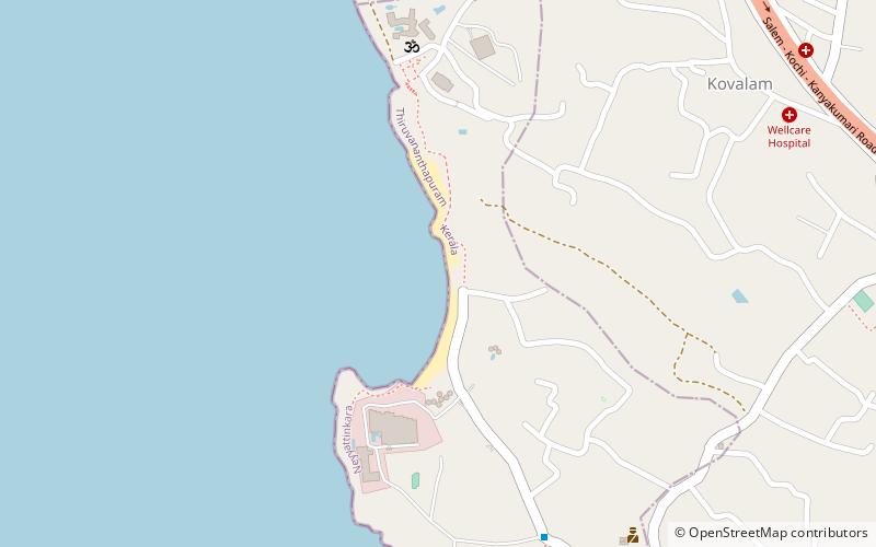 Kovalam location map