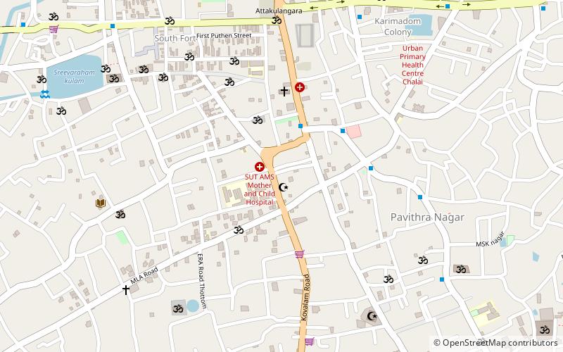 Pazhanchira Devi Temple location map