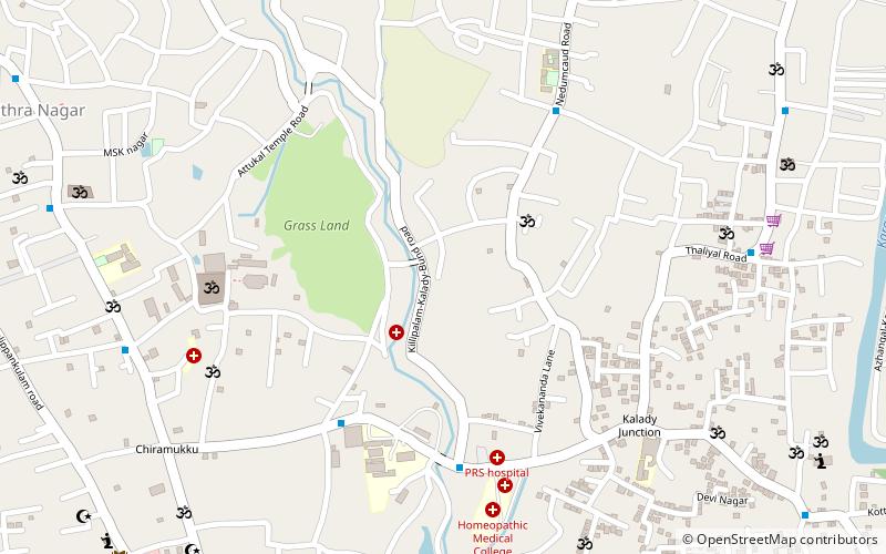 mukkolakkal bhagawathi temple thiruvananthapuram location map