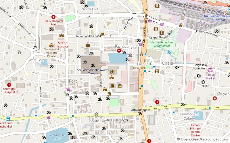 Kuthiramalika Palace location map