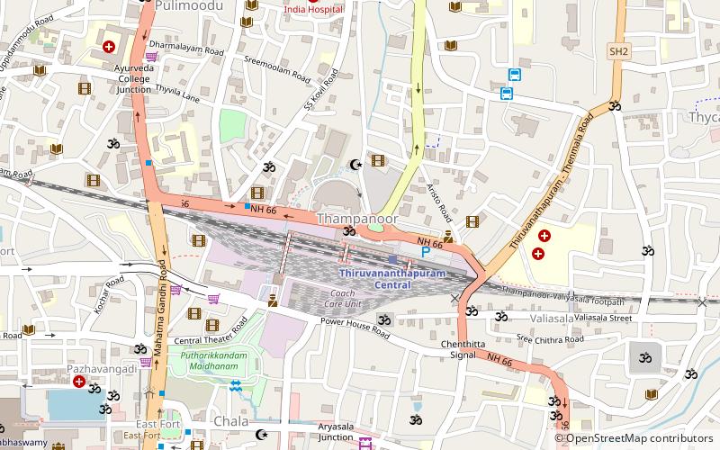 Sreekanteswaram Mahadeva Temple location map