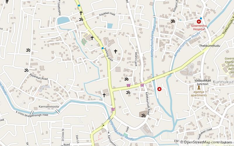kerala united theological seminary thiruvananthapuram location map