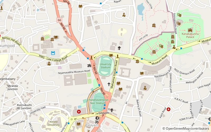 University Stadium location map