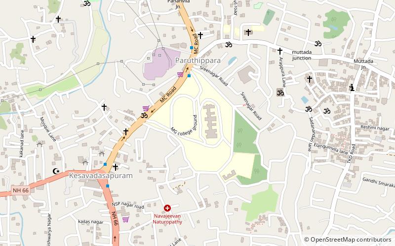 Mahatma Gandhi College location map