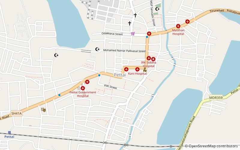 pettai thirunelveli location map