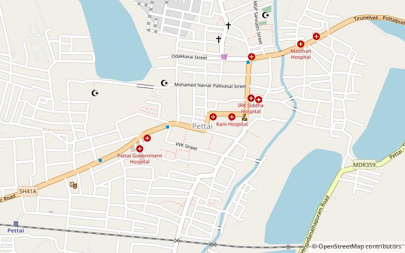 pettai tirunelveli location map