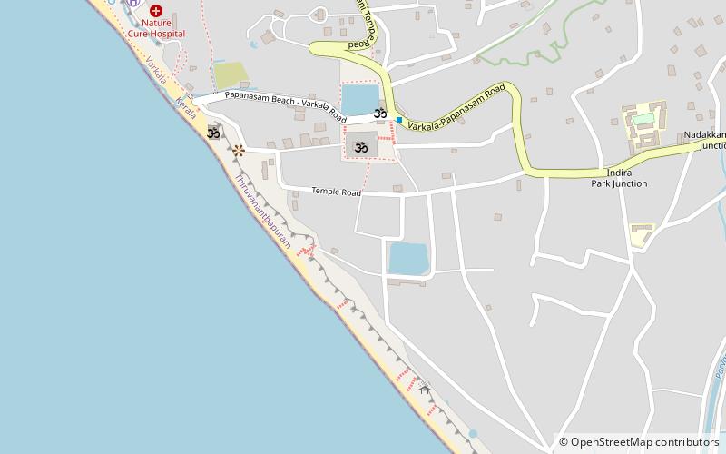 Varkala Beach location map