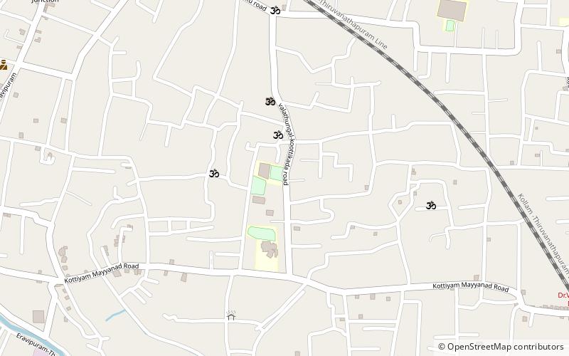 valathungal quilon location map