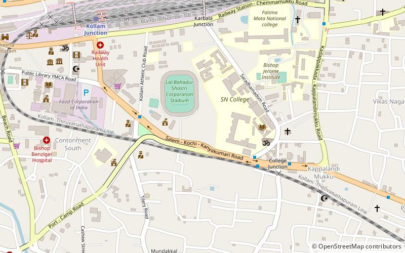 Cantonment Maidan location map