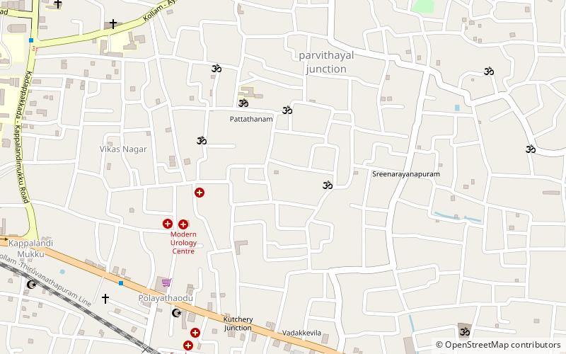 Valiya Koonambaikulam Temple location map
