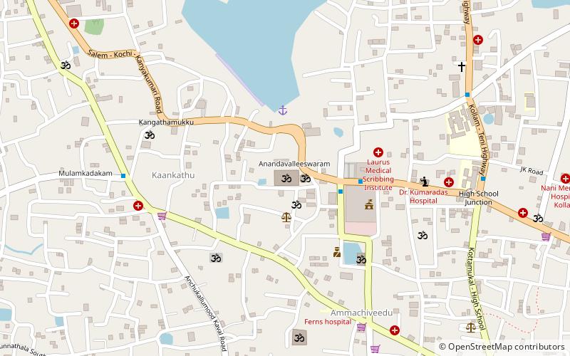 Anandavalleeshwaram Sri Mahadevar Temple location map