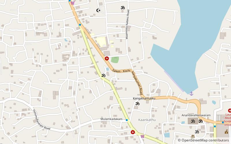 mulamkadakam quilon location map