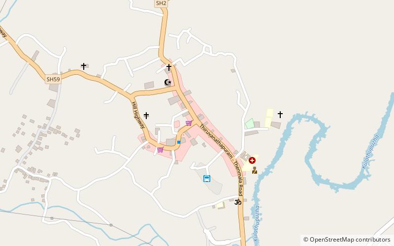 Kulathupuzha Sastha Temple location map