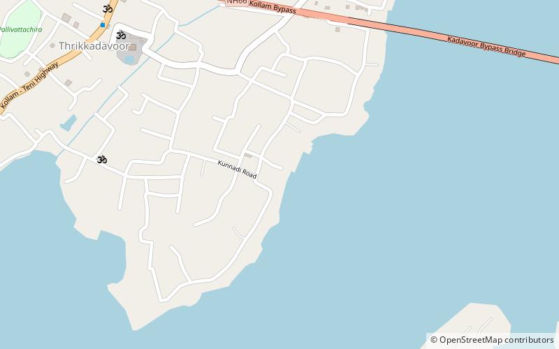 Anchalumoodu location map