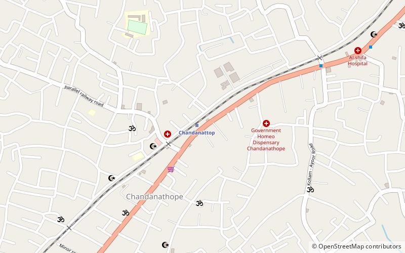 Chandanathope location map