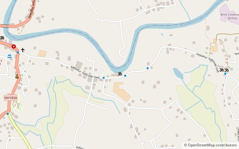 Thrippara Shiva Kshetram location map