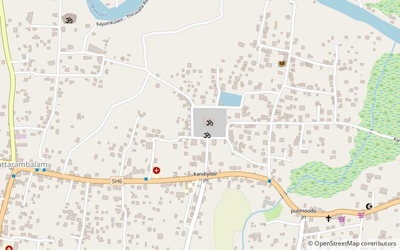 Kandiyoor Sree Mahadeva Temple location map