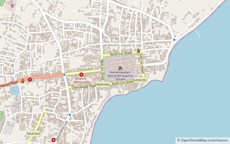 sethu madhava theertham rameswaram location map