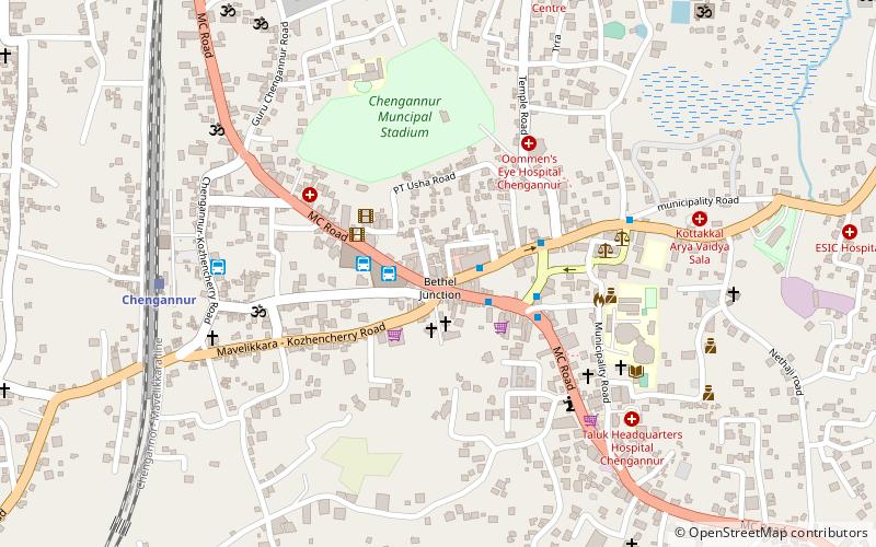College of Engineering Chengannur location map