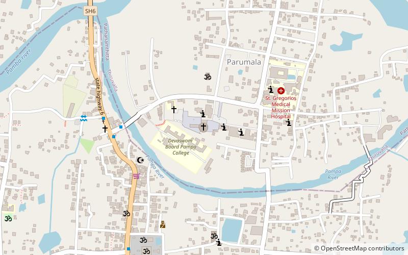 Parumala location map