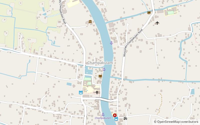 Champakulam location map
