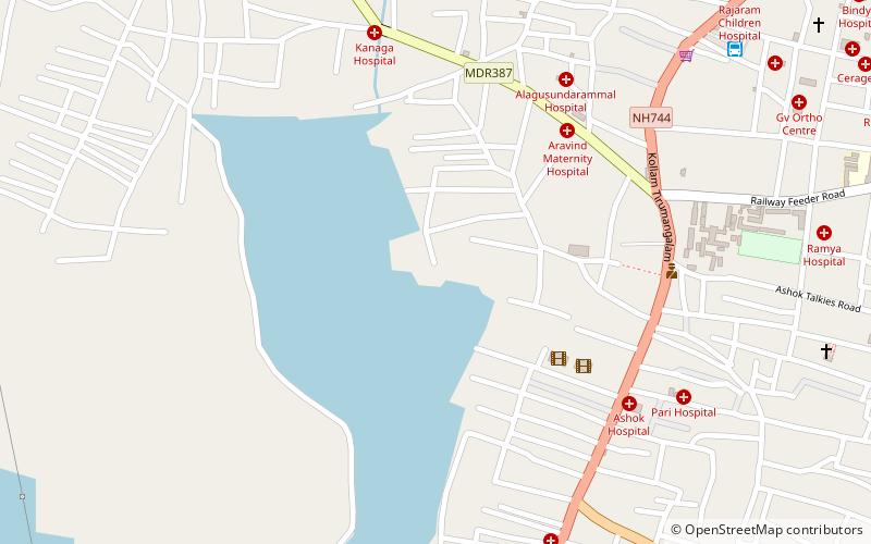 Rajapalayam block location map