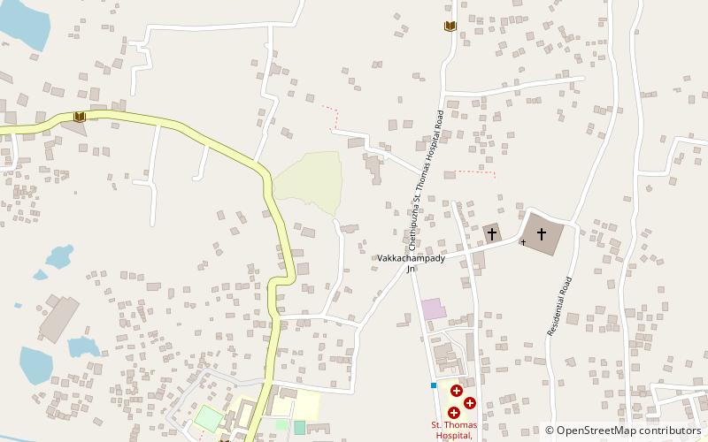 holy family syro malabar church changanassery location map