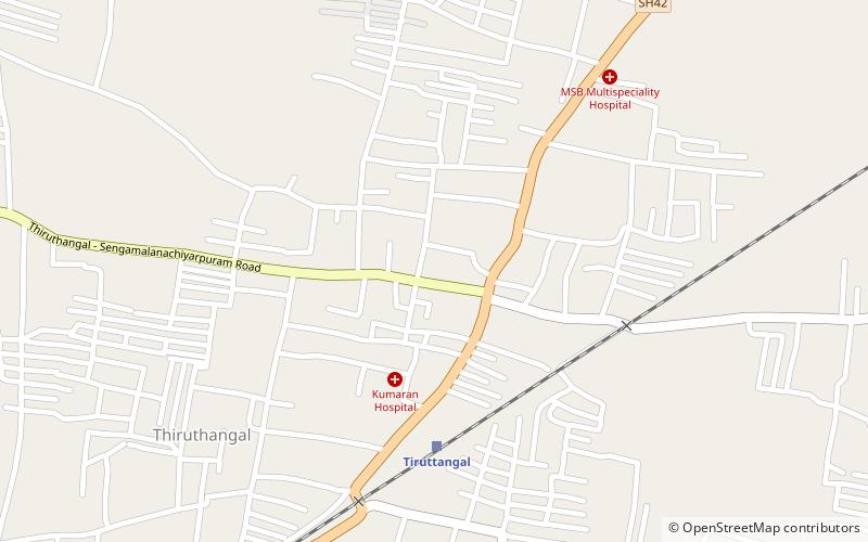 Karunellinathar temple location map