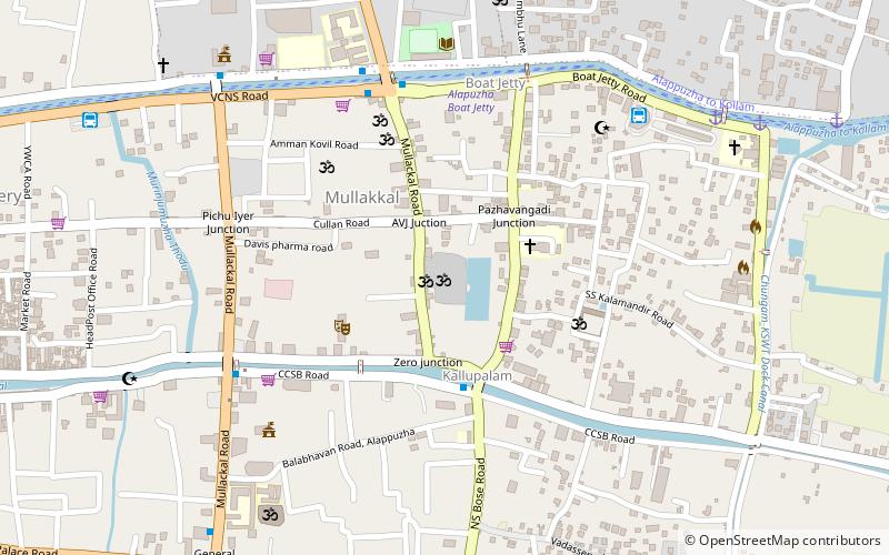 Mullakkal Temple location map