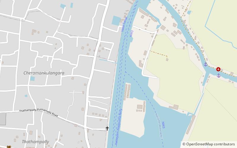 houseboat alappuzha location map