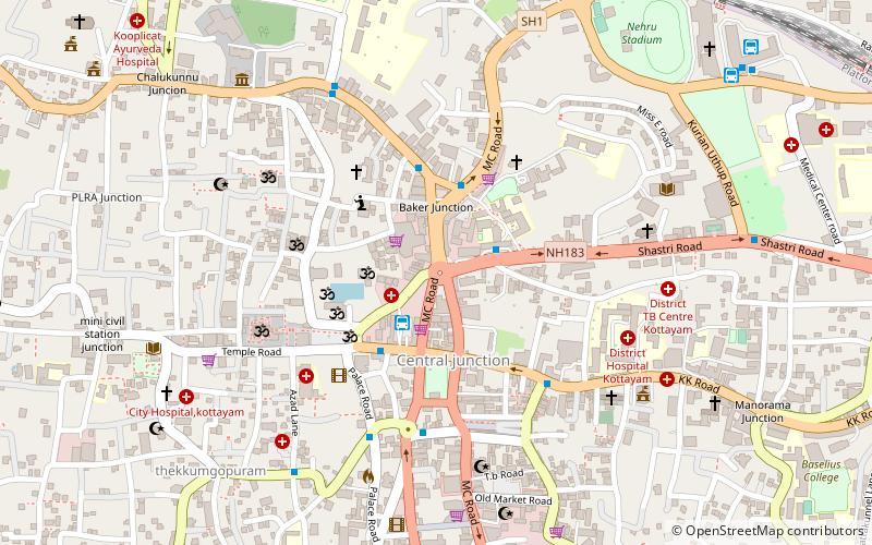 fountain kottayam location map
