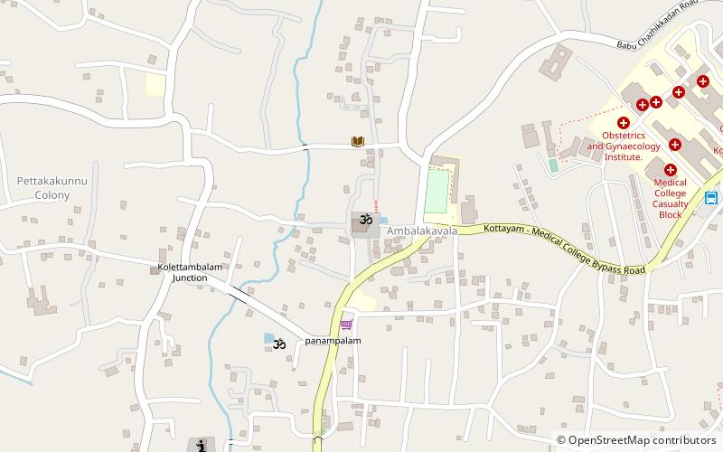 school of medical education kumaranalloor location map