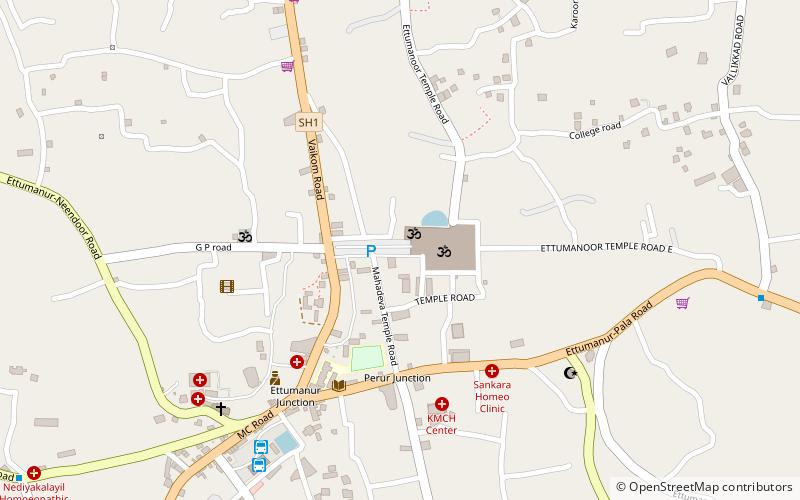 Thirunakkara Sree Mahadevar Temple location map