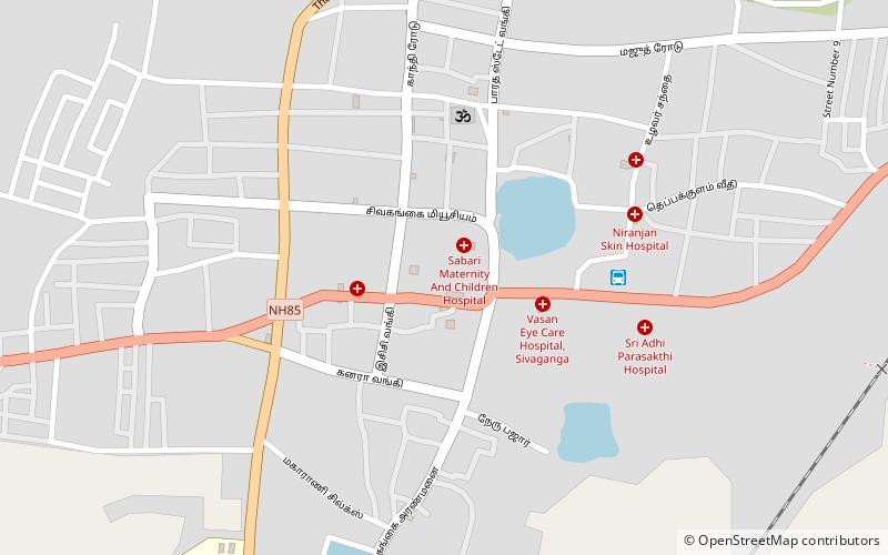 sivaganga palace location map