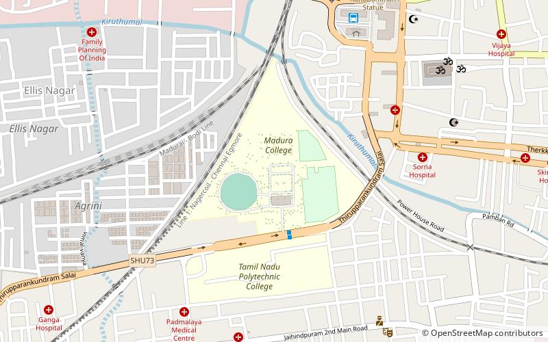 madura college maduraj location map