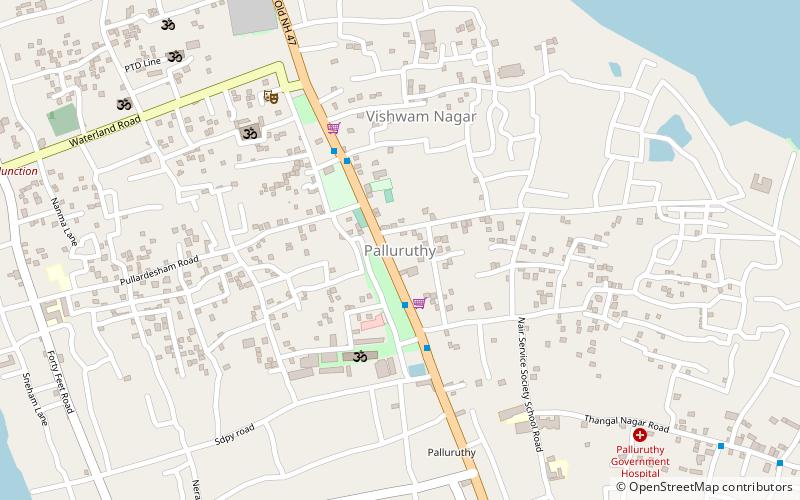 Palluruthy location map