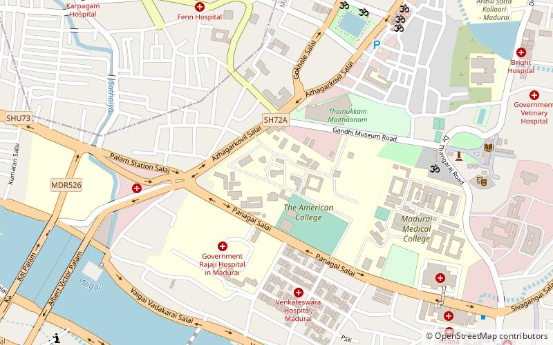 Daniel Poor Memorial Library in Madurai location map