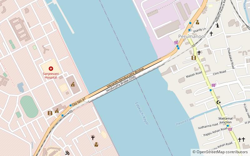 vikranth venduruthy bridge koczin location map