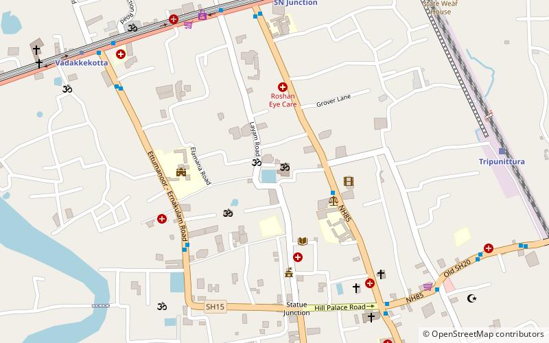 Chakkamkulangara Siva Temple location map