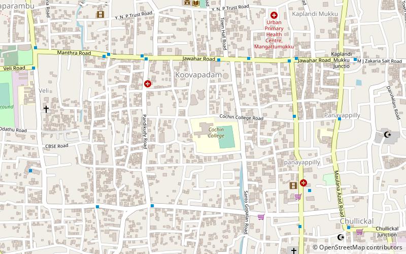 cochin college kochi location map