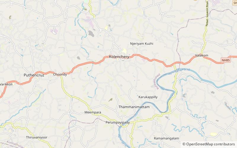 kottoor kolenchery location map