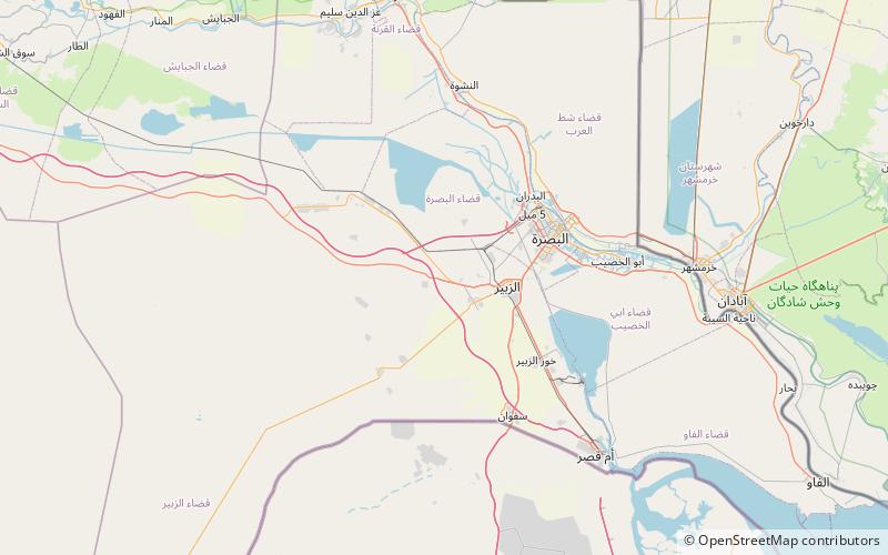 Basra Memorial location map