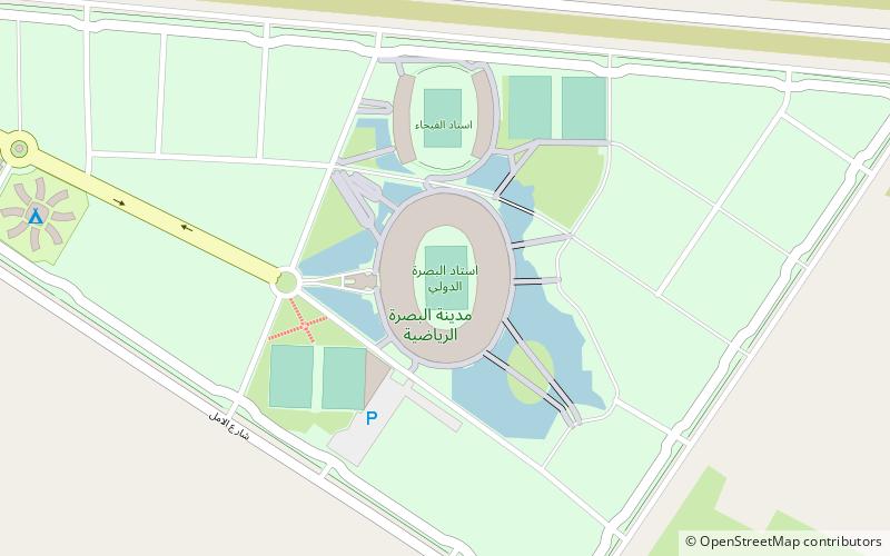 Basra Sports City Stadium location map
