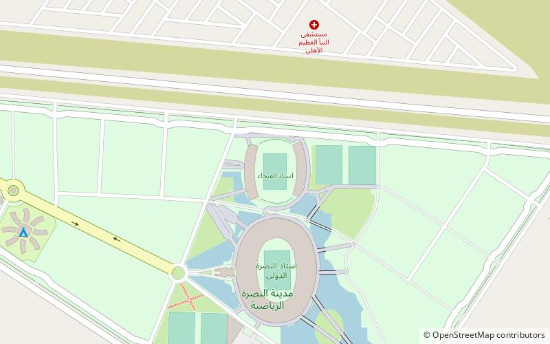 Al Fayhaa Stadium location map