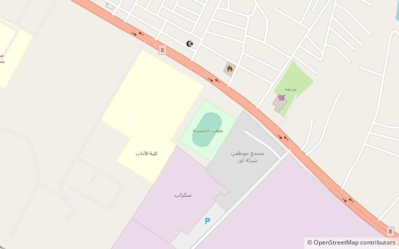 an nasiriyah stadium nassiriya location map