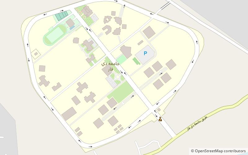 University of Dhi Qar location map
